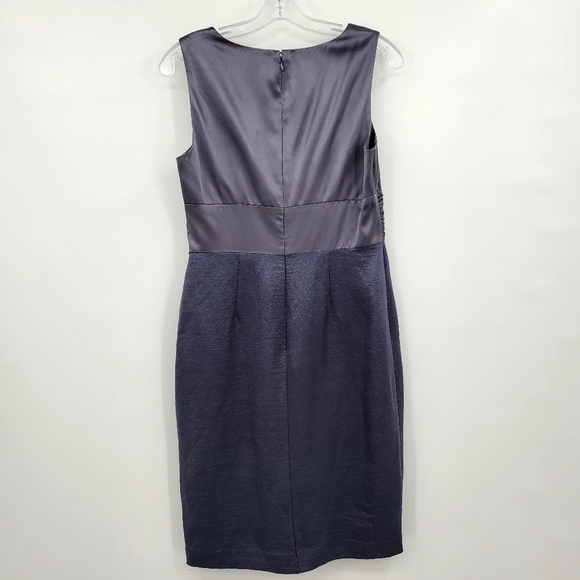 Adrianna Papell 100% Silk Cocktail / Evening Purple Dress - Picture 3 of 10